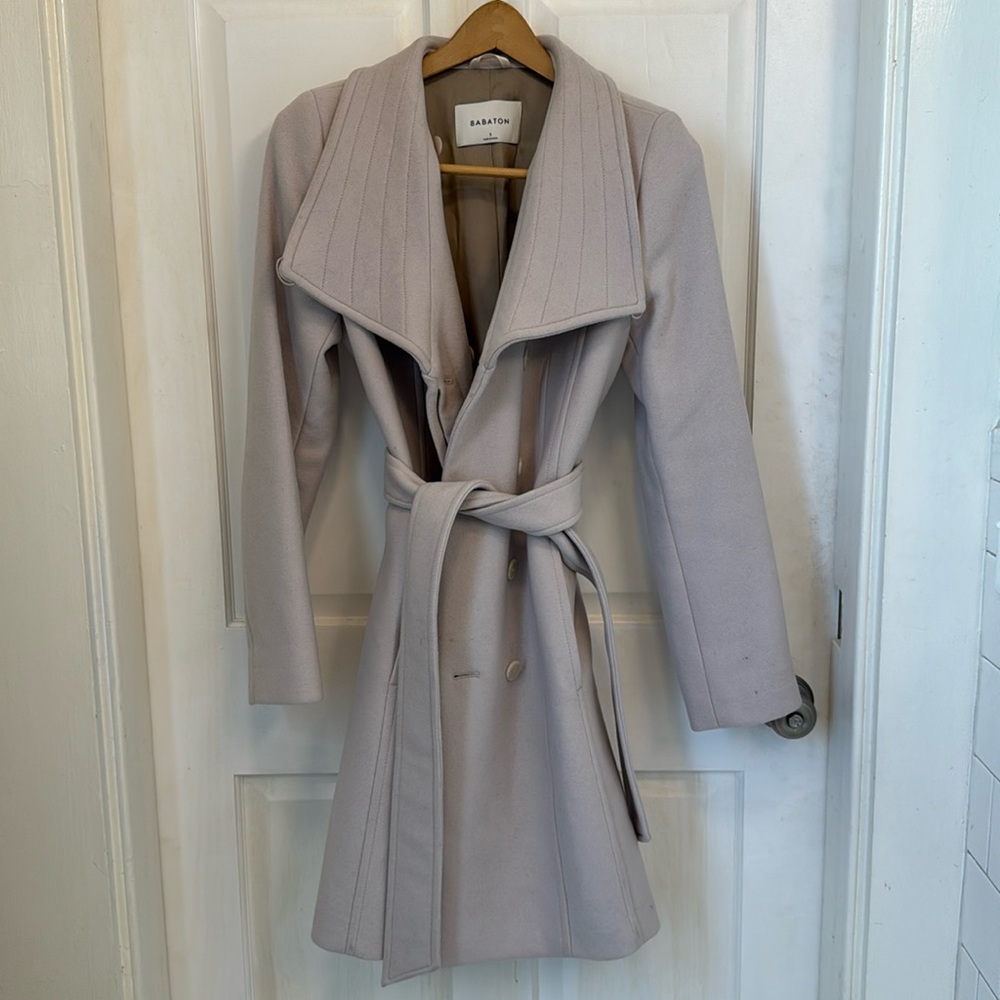 Babaton wool coat size small